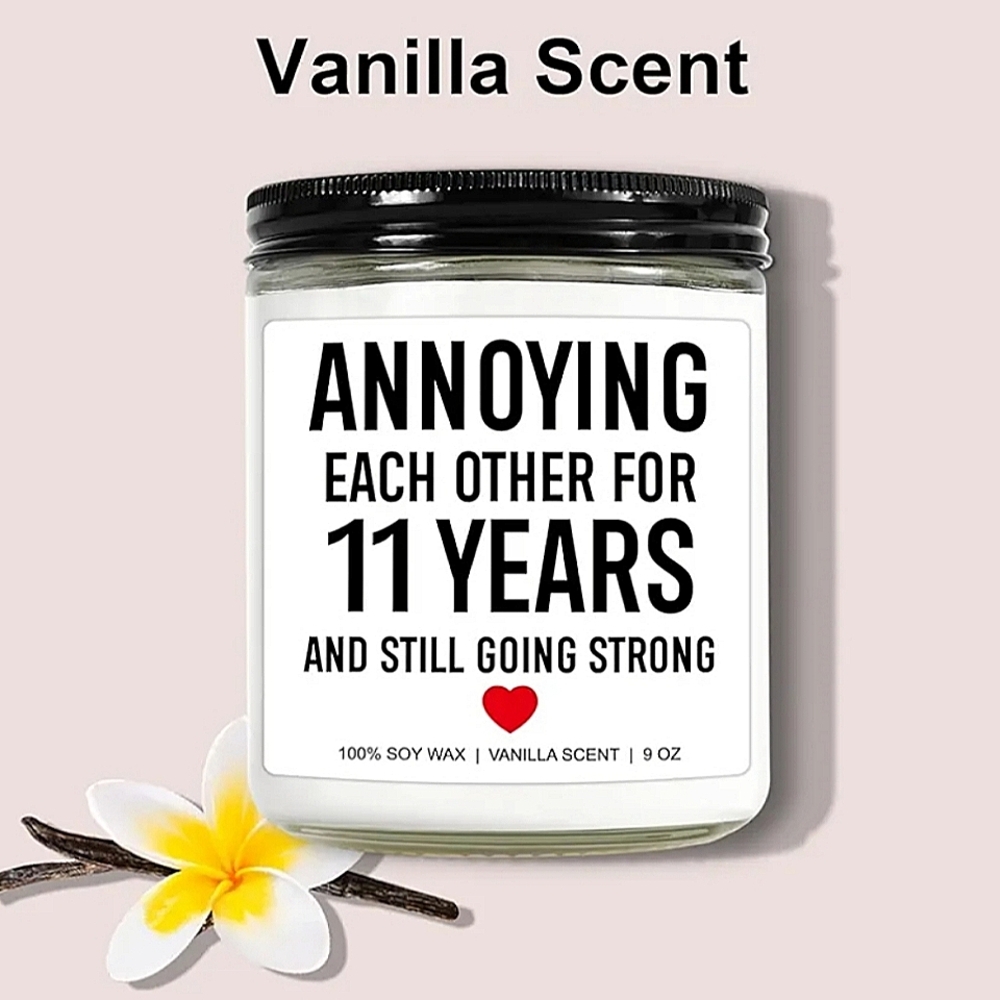 Funny anniversary candle